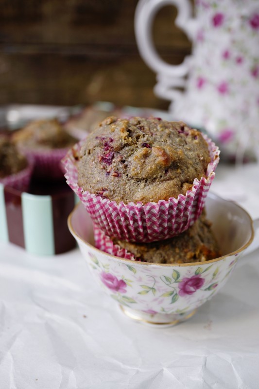 Healthy Breakfast Whole Wheat Raspberry Muffins The Skinny Pot