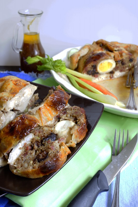 Rellenong Manok Stuffed Chicken for Christmas or Thanksgiving Filipino ...