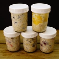 Easy and on the go breakfast- Overnight oatmeal