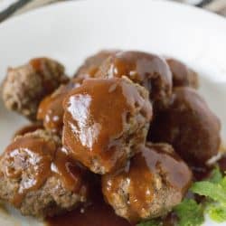 HOISIN TOMATO SAUCE AND ASIAN MEATBALLS