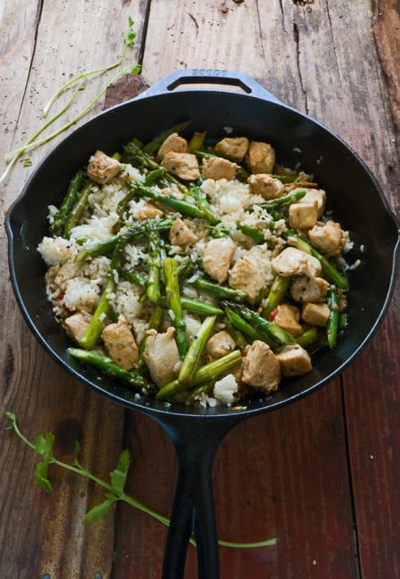 20 Minute Asparagus Stir Fry with Chicken Breast