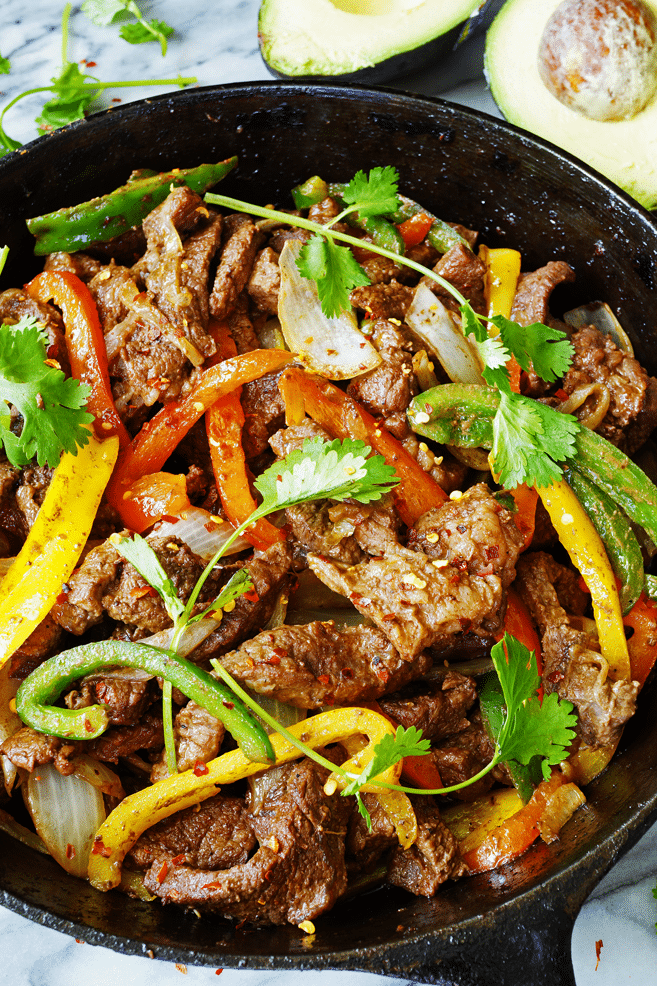 Easy and Quick 30 Minute Beef Fajita