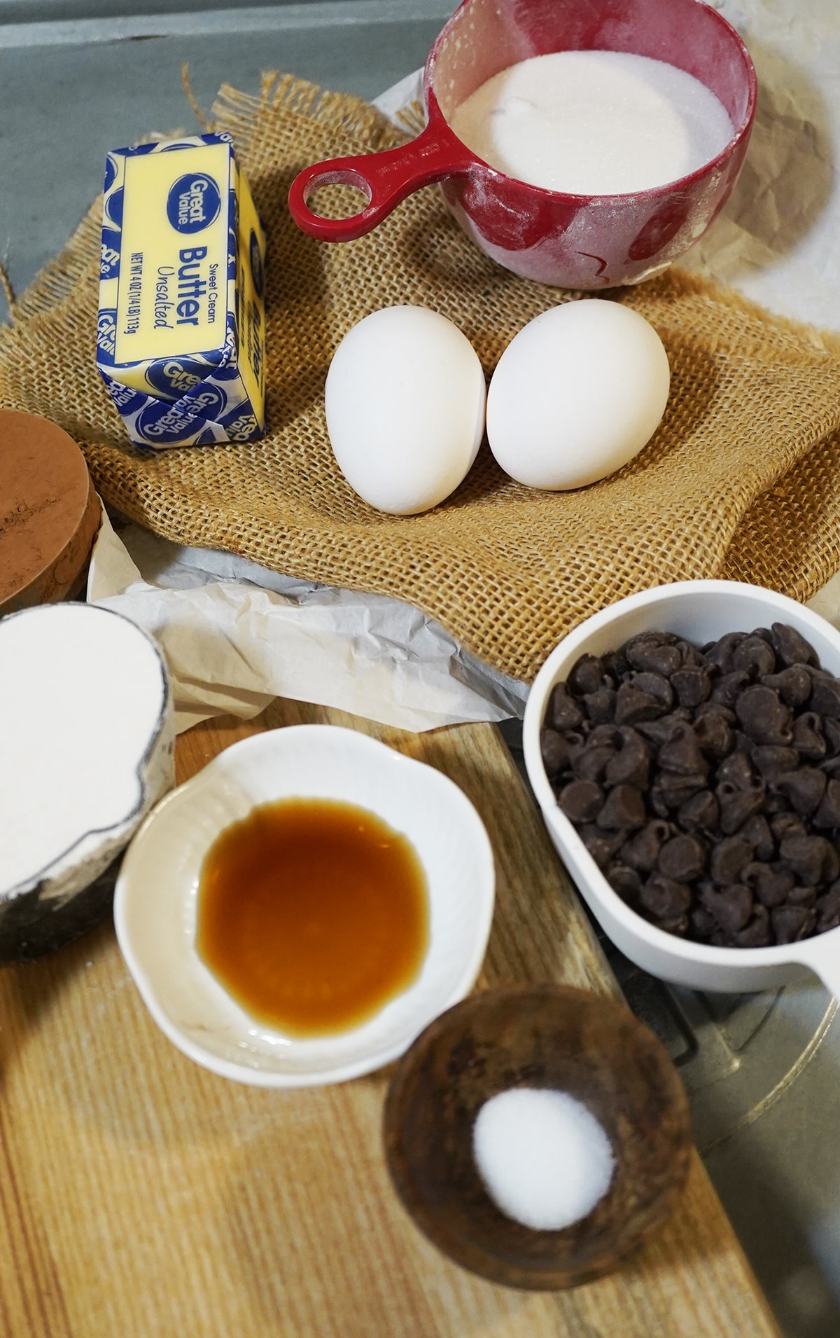 Chocolate Brownie Ingredients