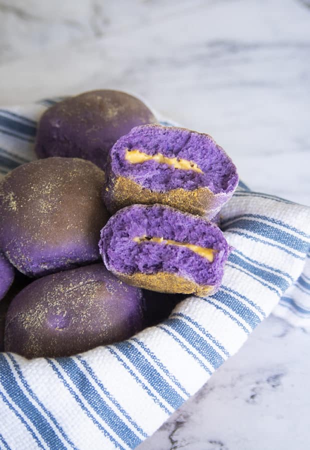 Soft, fluffy and surprisingly easy to make Ube Pandesal. I will show you how to make it, with this easy to understand recipe instructions.