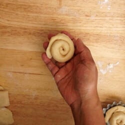 Ensaymada Recipe process to coil the dough