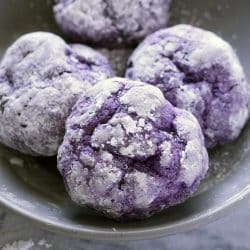 Ube Crinkles are a great twist to the traditional chocolate version of the holiday favorite. They are simply addicting and easy to prepare at home!