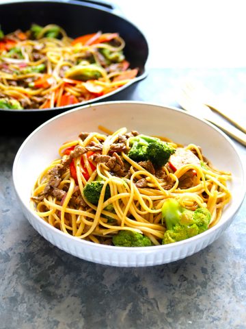 BEEF AND NOODLE BOWL