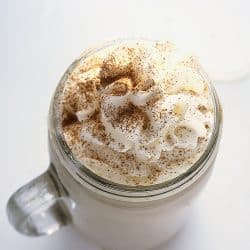 This 10 Minute Pumpkin Spice Latte is your DO IT YOURSELF alternative for the ever delicious Starbucks version with less sugar and healthier ingredients.
