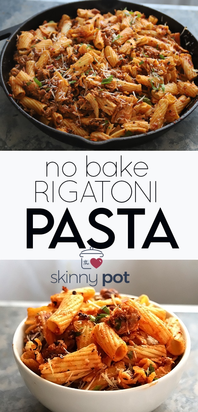 This No-Bake Rigatoni Pasta with Sausage is another pasta dish that is perfect for home-cooks. Expand your repertoire with this easy recipe!