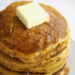 This PUMPKIN PANCAKE EASY RECIPE is soon to be on your menu rotation soon. It's easy to make, it requires easy ingredients and it's filled with pumpkin flavor. Now, make your pumpkin pancake from scratch.