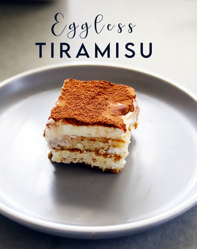 Easy Eggless Tiramisu Recipe