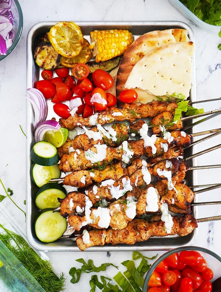 Greek Chicken Kebab