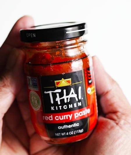 What Brand of Red curry paste for Peanut sauce Marinade