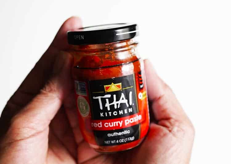 What Brand of Red curry paste for Peanut sauce Marinade