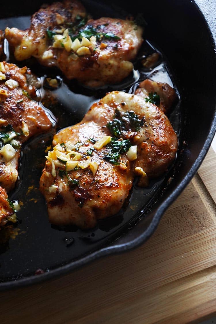 Garlic Butter Chicken Thigh Baked. An excellent recipe for easy ingredients.