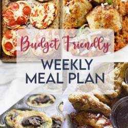Budget Weekly Meal Plan. Welcome to my 2nd post of  weekly meal plan menu! Here, you will find budget meals that you can easily make at home.