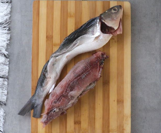 How to Debone Milkfish InstructionTake Meat out starting from the tail