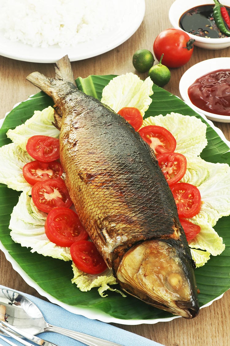 Rellenong Bangus Baked with 16 Basic Ingredients and Video