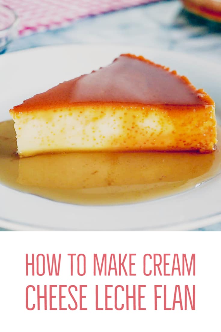 Smooth Leche Flan with Cream Cheese