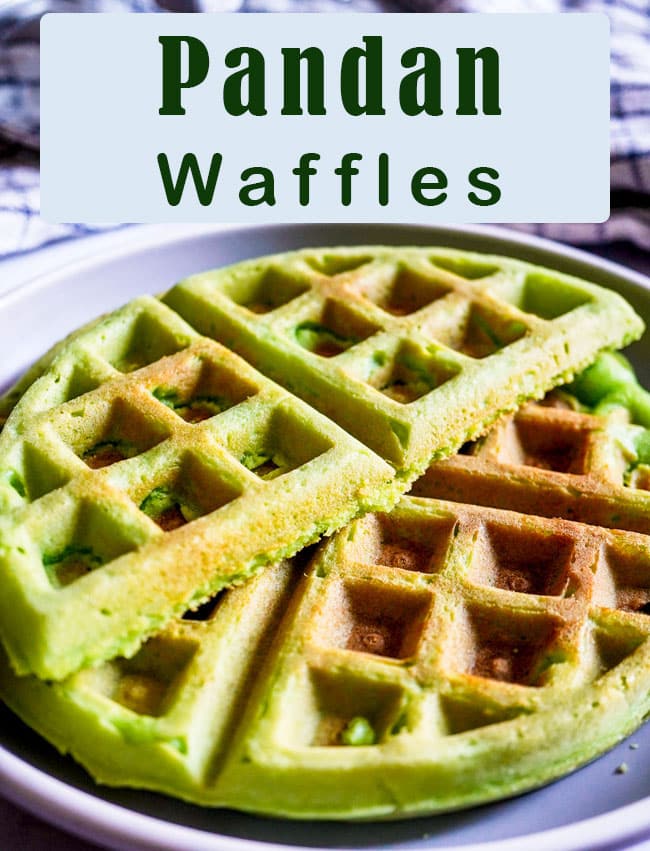 Pandan Waffles