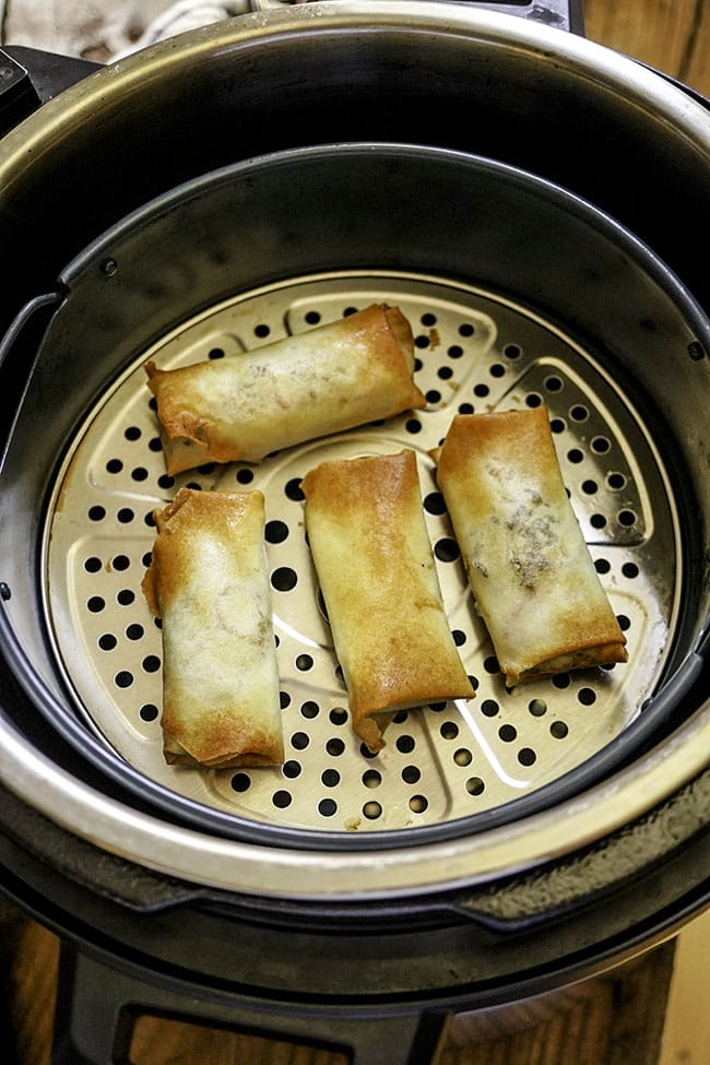 air fryer lumpia with Beef FIlling