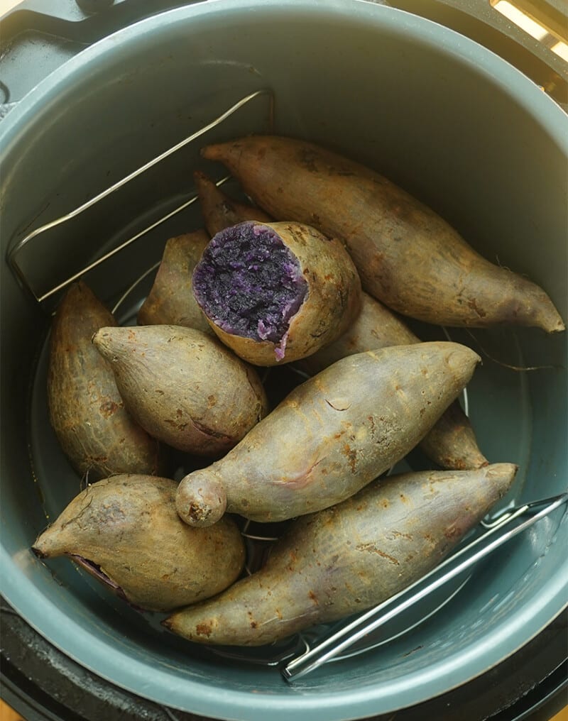 How to make Steamed Okinawan Purple Sweet Potatoes - Ta-Daa!