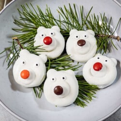 Polar Bear Christmas Cookie