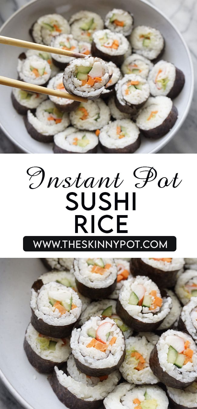 Instant Pot Sushi Rice (Using Instant Pot Duo Crisp)