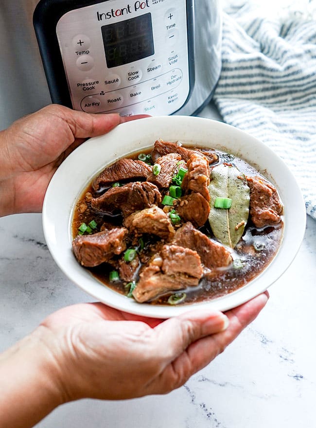 Pork Adobo Cooked In the Instant Pot