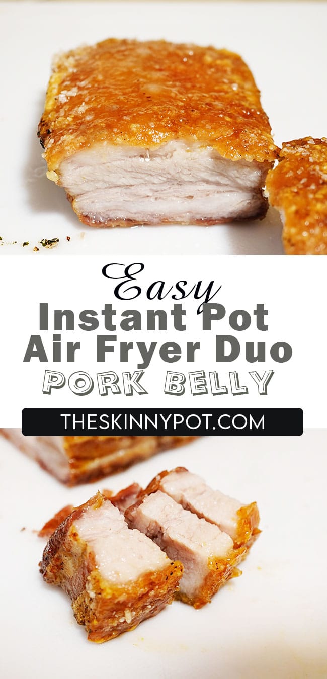 Crispy and Easy Chinese pork belly Cooked in Instant Pot