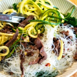easy green vermicelli noodle salad