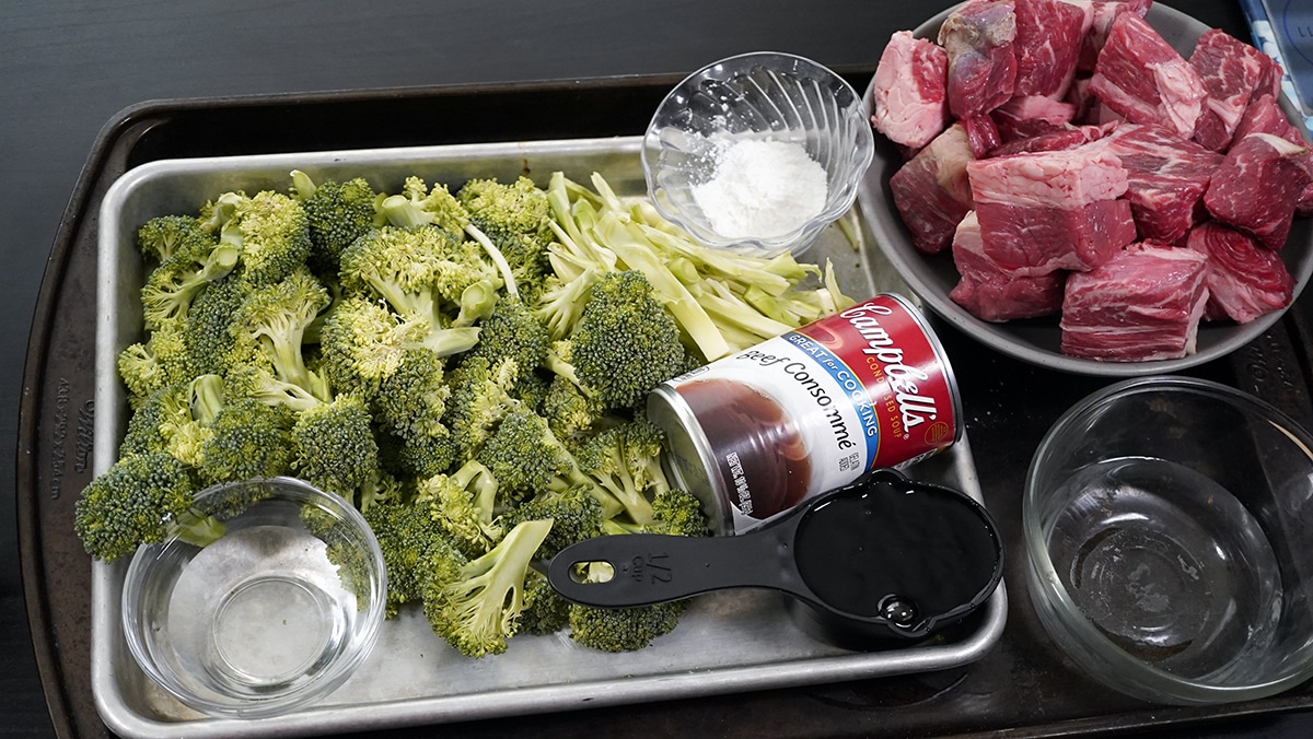 Instant Pot Beef Broccoli Ingredients