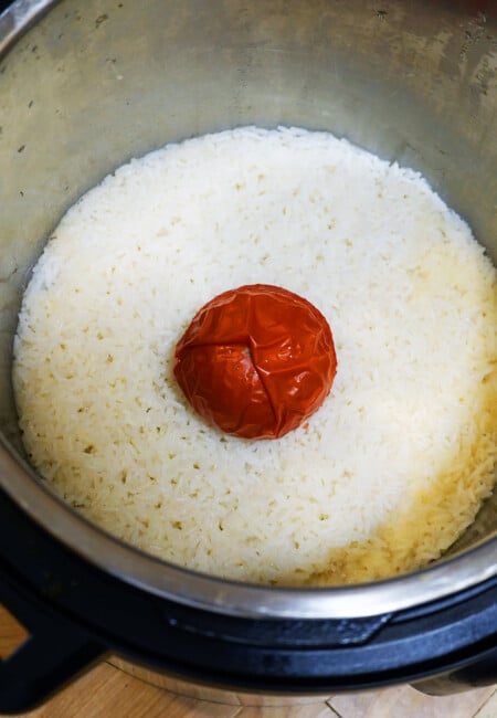 Tomato Rice Instant Pot