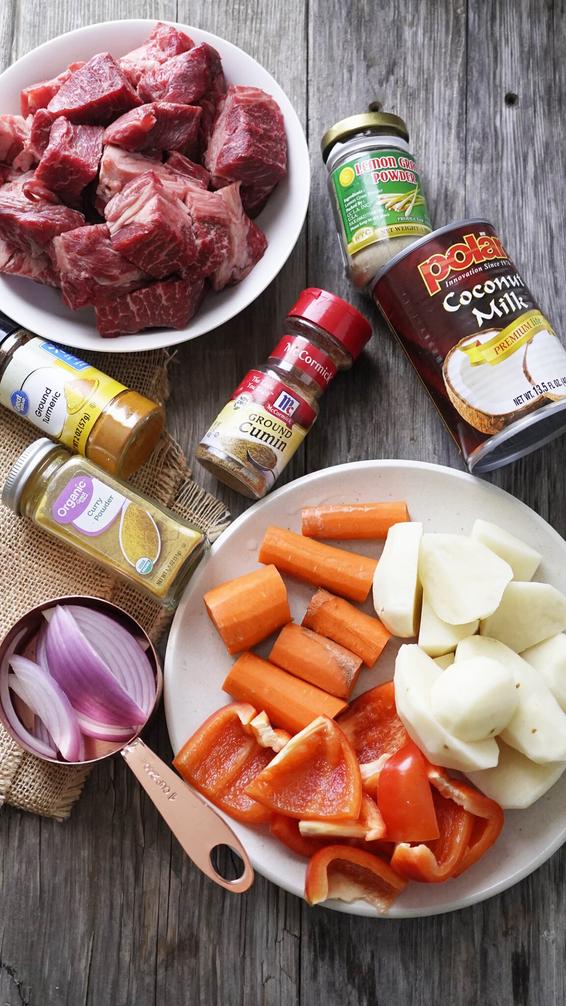 Beef Curry Ingredients
