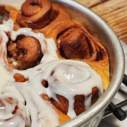 Instant Pot Cinnamon Rolls with Cream Cheese Frosting