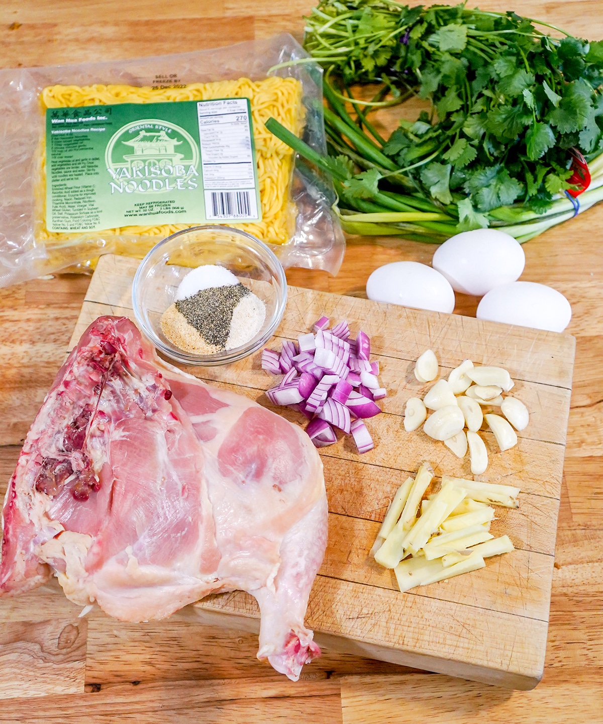 Chicken Mami Ingredients