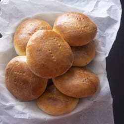 Pan de coco with dessicated coconut filling