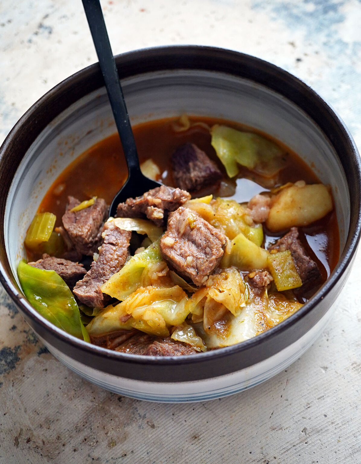 Beef and Cabbage Stew Recipe (Instant Pot)