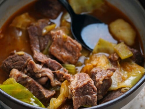 Beef stew with cabbage best sale instant pot