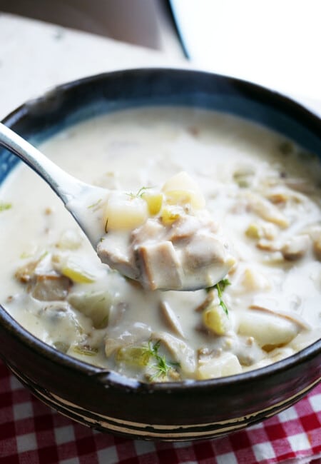 Instant Pot Clam Chowder without Bacon
