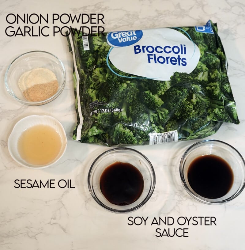 Air fryer Frozen Broccoli Ingredients