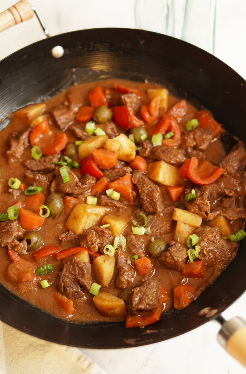 caldereta beef recipe