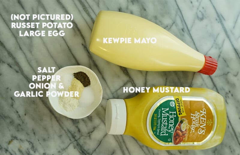 Deviled Egg Potato Salad Ingredients