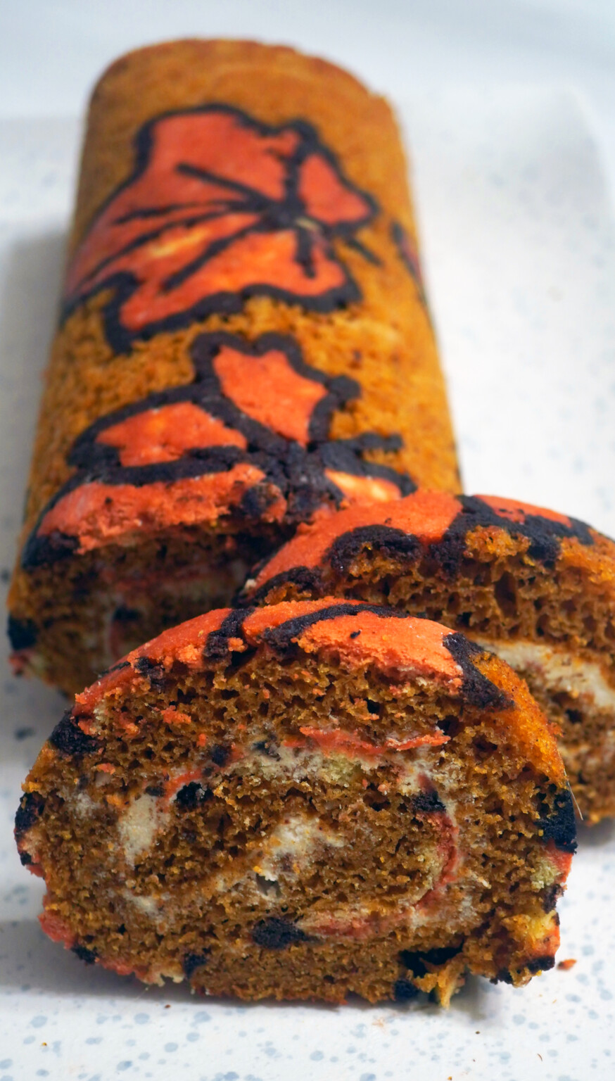 Pattern Pumpkin Cake Roll Recipe The Skinny Pot