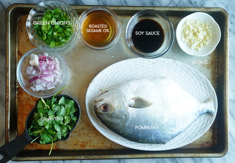 Steamed Fish Ingredients
