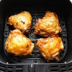 How long to cook bone-in chicken thighs in the air fryer