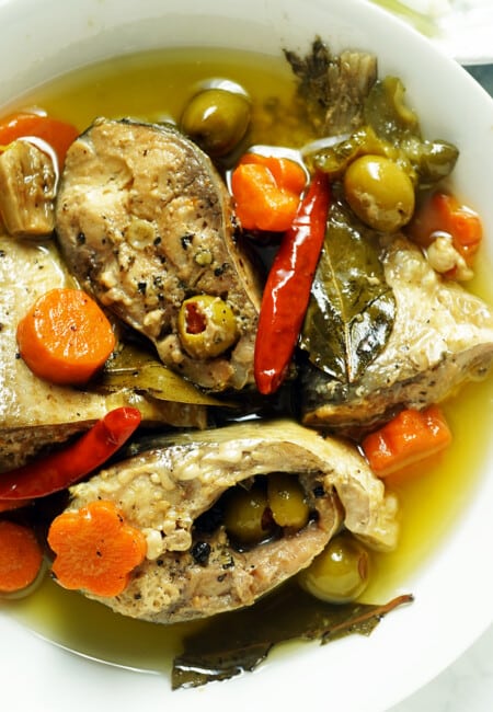 Spanish Style Bangus in Slow Cooker