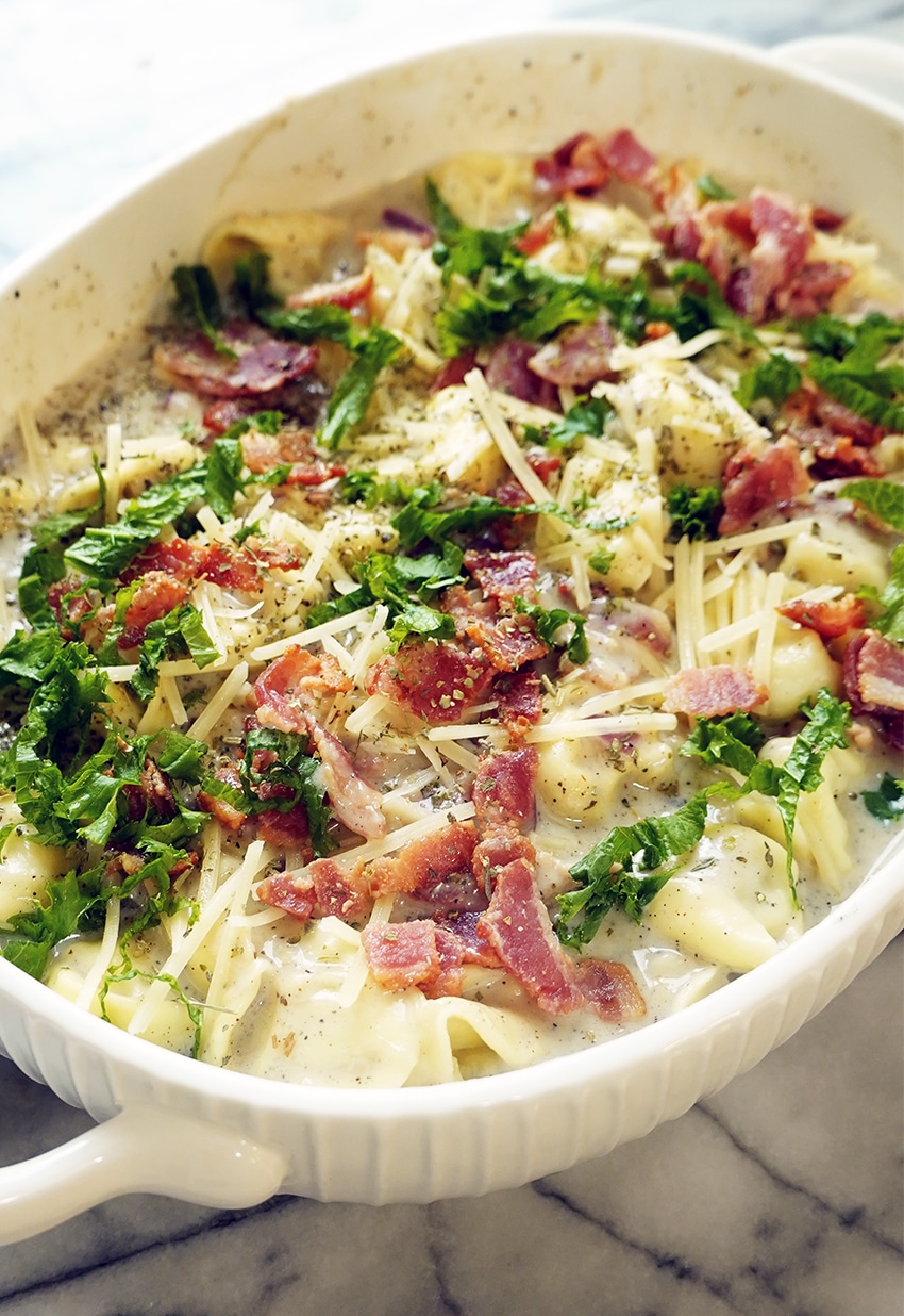Tortellini Pasta Al Forno – The Skinny Pot