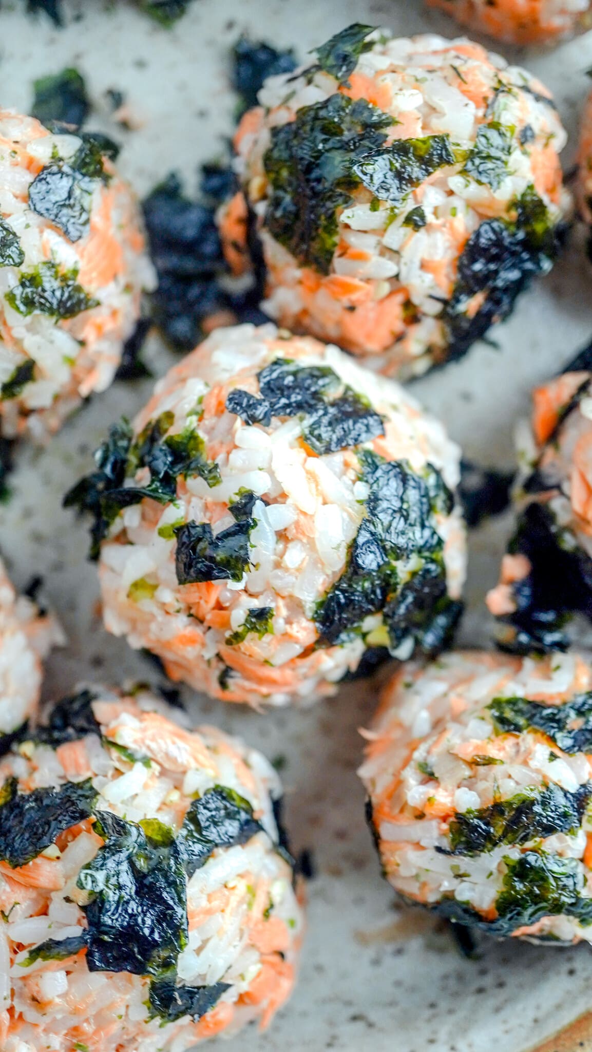 Salmon Mayo Korean Rice Balls – The Skinny Pot