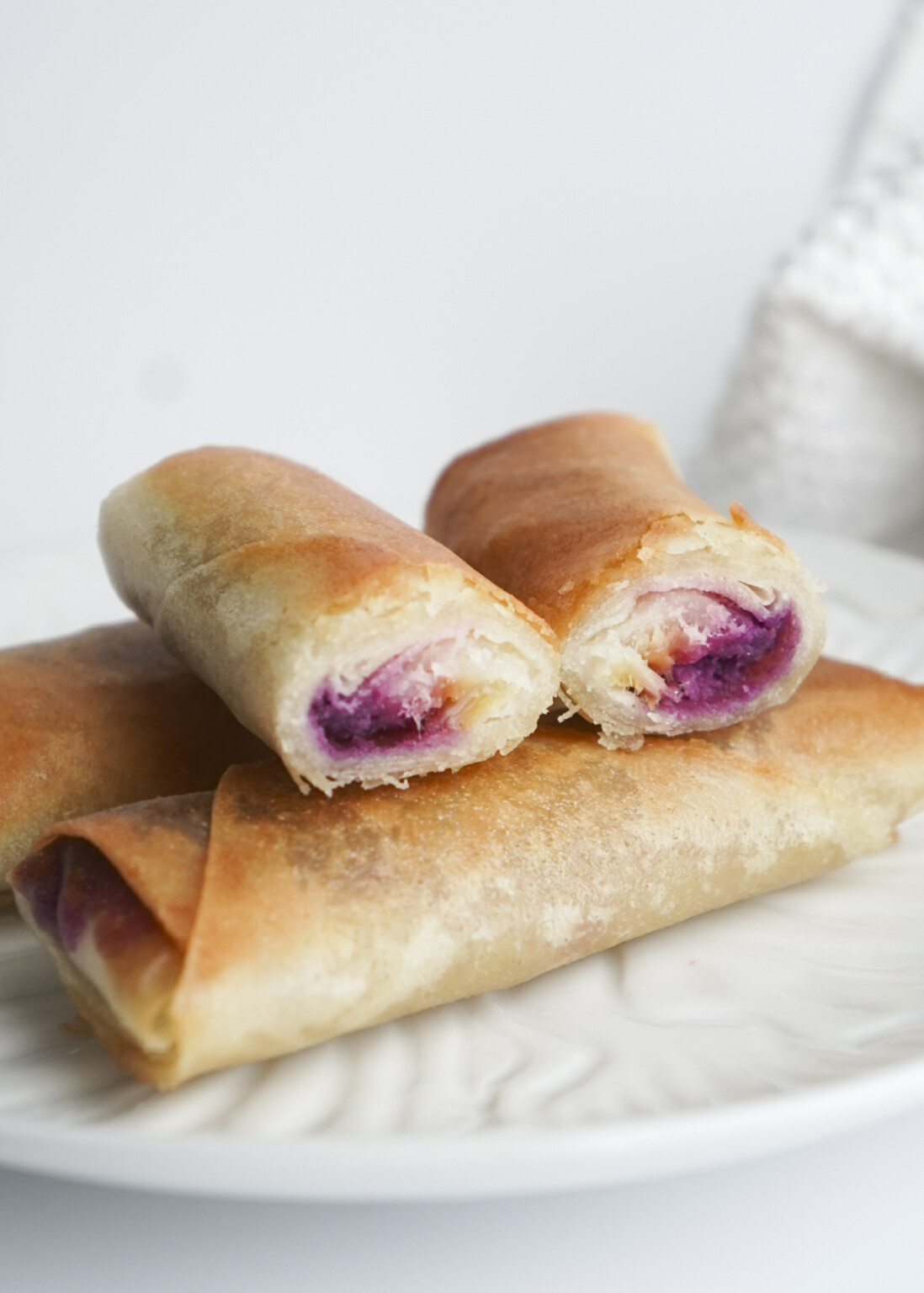 Ube Turon – The Skinny Pot